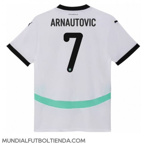 Camiseta Austria Marko Arnautovic #7 Segunda Equipación Replica Eurocopa 2024 mangas cortas